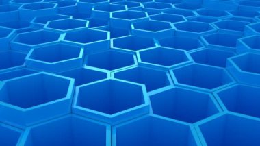 Altıgen yanarak bahislerin doğru arka plan. Soyut arka plan, 2 1, döngü, 4 k, oluşturulan 3d animasyon