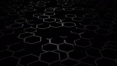 Altıgen yanarak bahislerin doğru arka plan. Soyut arka plan, 2 1, döngü, 4 k, oluşturulan 3d animasyon