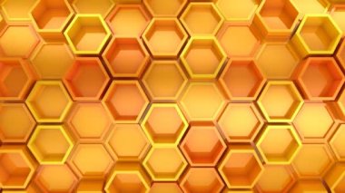 Altıgen yanarak bahislerin doğru arka plan. Soyut arka plan, 2 1, döngü, 4 k, oluşturulan 3d animasyon