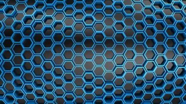 Altıgen yanarak bahislerin doğru arka plan. Soyut arka plan, 2 1, döngü, 4 k, oluşturulan 3d animasyon