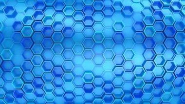 Altıgen yanarak bahislerin doğru arka plan. Soyut arka plan, 2 1, döngü, 4 k, oluşturulan 3d animasyon