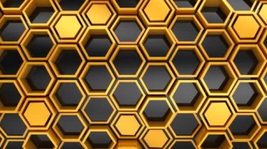 Altıgen yanarak bahislerin doğru arka plan. Soyut arka plan, 2 1, döngü, 4 k, oluşturulan 3d animasyon