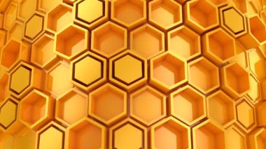 Altıgen yanarak bahislerin doğru arka plan. Soyut arka plan, 2 1, döngü, 4 k, oluşturulan 3d animasyon