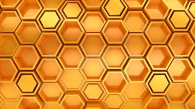 Altıgen yanarak bahislerin doğru arka plan. Soyut arka plan, 2 1, döngü, 4 k, oluşturulan 3d animasyon