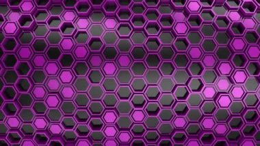 Altıgen yanarak bahislerin doğru arka plan. Soyut arka plan, 2 1, döngü, 4 k, oluşturulan 3d animasyon