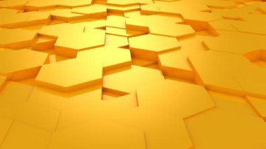 Altıgen yanarak bahislerin doğru arka plan. Soyut arka plan, 2 1, döngü, 4 k, oluşturulan 3d animasyon