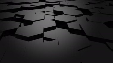 Altıgen yanarak bahislerin doğru arka plan. Soyut arka plan, 2 1, döngü, 4 k, oluşturulan 3d animasyon