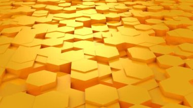 Altıgen yanarak bahislerin doğru arka plan. Soyut arka plan, 2 1, döngü, 4 k, oluşturulan 3d animasyon