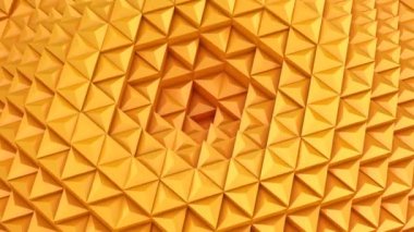 Üçgen bir dalga oluşur. Arka plan, 4 k, oluşturulan 2 1, döngü (301-600 kare), 3d animasyon