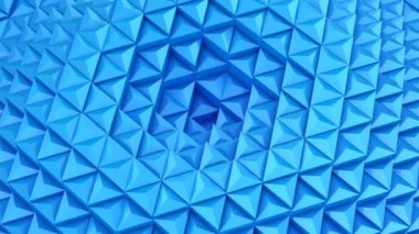 Üçgen bir dalga oluşur. Arka plan, 4 k, oluşturulan 2 1, döngü (301-600 kare), 3d animasyon