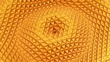 Üçgen bir dalga oluşur. Arka plan, 4 k, oluşturulan 2 1, döngü (301-600 kare), 3d animasyon