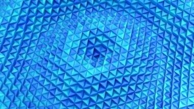 Üçgen bir dalga oluşur. Arka plan, 4 k, oluşturulan 2 1, döngü (301-600 kare), 3d animasyon