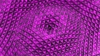 Üçgen bir dalga oluşur. Arka plan, 4 k, oluşturulan 2 1, döngü (301-600 kare), 3d animasyon