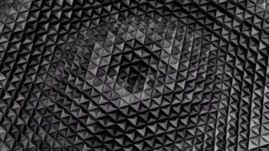 Üçgen bir dalga oluşur. Arka plan, 4 k, oluşturulan 2 1, döngü (301-600 kare), 3d animasyon