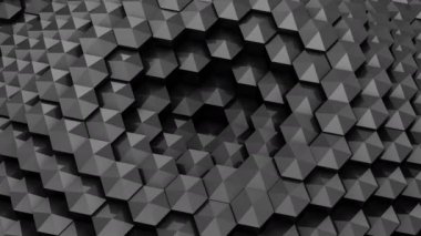 Altıgen yanarak bahislerin doğru bir dalga oluşur. Arka plan, 4 k, oluşturulan 2 1, döngü (301-600 kare), 3d animasyon