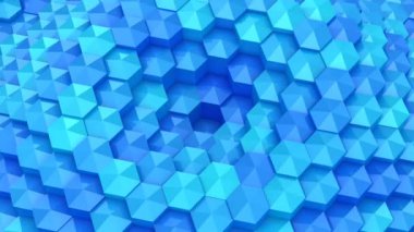 Altıgen yanarak bahislerin doğru bir dalga oluşur. Arka plan, 4 k, oluşturulan 2 1, döngü (301-600 kare), 3d animasyon