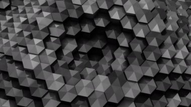 Altıgen yanarak bahislerin doğru bir dalga oluşur. Arka plan, 4 k, oluşturulan 2 1, döngü (301-600 kare), 3d animasyon