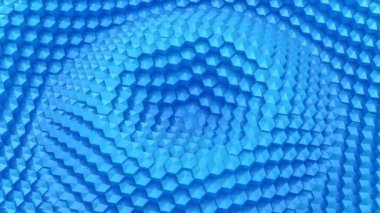 Altıgen yanarak bahislerin doğru bir dalga oluşur. Soyut arka plan, 2 1, döngü, 4 k, oluşturulan 3d animasyon