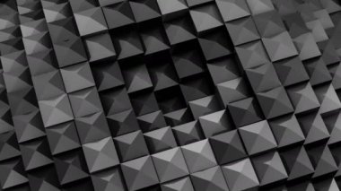 Kareler bir dalga oluşur. Arka plan, 4 k, oluşturulan 2 1, döngü (301-600 kare), 3d animasyon