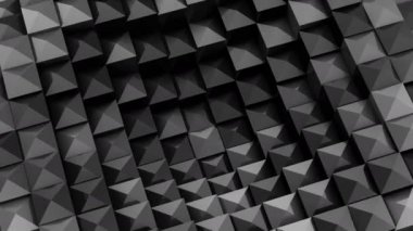 Kareler bir dalga oluşur. Soyut arka plan, 2 1, döngü, 4 k, oluşturulan 3d animasyon