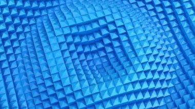 Kareler bir dalga oluşur. Soyut arka plan, 2 1, döngü, 4 k, oluşturulan 3d animasyon