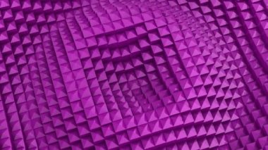 Kareler bir dalga oluşur. Soyut arka plan, 2 1, döngü, 4 k, oluşturulan 3d animasyon