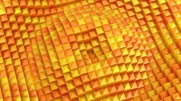 Squares Formed Wave Abstract Background Loop 301 600 Frames Created — Stock Video