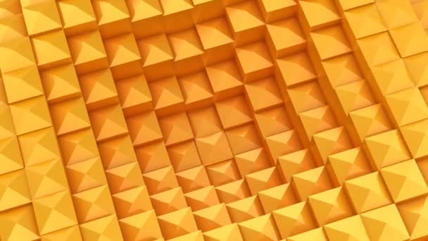 Squares Formed Wave Abstract Background Loop Created Animation — Stock Video