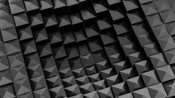 方块形成了一个波 抽象背景 创建在 — 图库视频影像