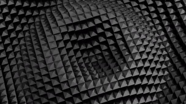 Squares Formed Wave Abstract Background Loop Created Animation — Stock Video