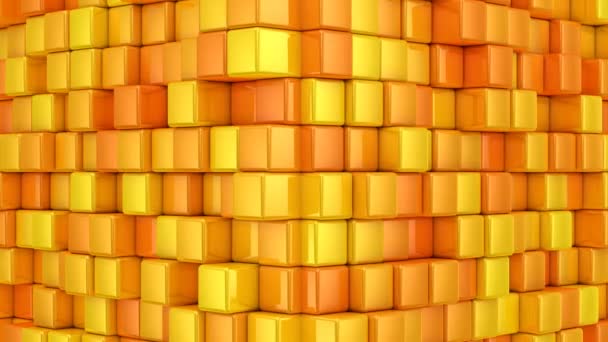 Boxes Form Cube Abstract Background Loop Created Animation — Stock Video