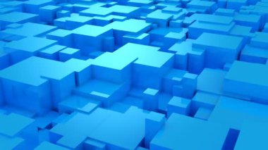 Kutularının arka plan. Soyut arka plan, 2 1, döngü, 4 k, oluşturulan 3d animasyon