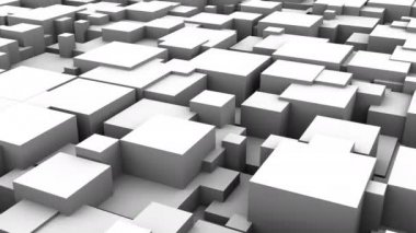 Kutularının arka plan. Arka plan, loop, 4 k, oluşturulan 3d animasyon