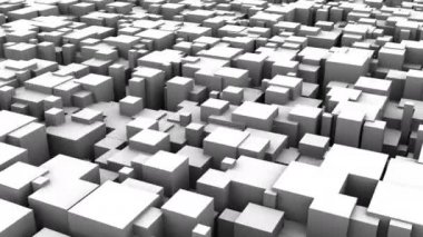 Kutularının arka plan. Arka plan, loop, 4 k, oluşturulan 3d animasyon