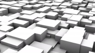 Kutularının arka plan. Arka plan, loop, 4 k, oluşturulan 3d animasyon