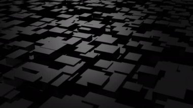 Kutularının arka plan. Soyut arka plan, 2 1, döngü, 4 k, oluşturulan 3d animasyon