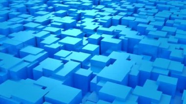 Kutularının arka plan. Soyut arka plan, 2 1, döngü, 4 k, oluşturulan 3d animasyon