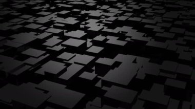 Kutularının arka plan. Soyut arka plan, 2 1, döngü, 4 k, oluşturulan 3d animasyon