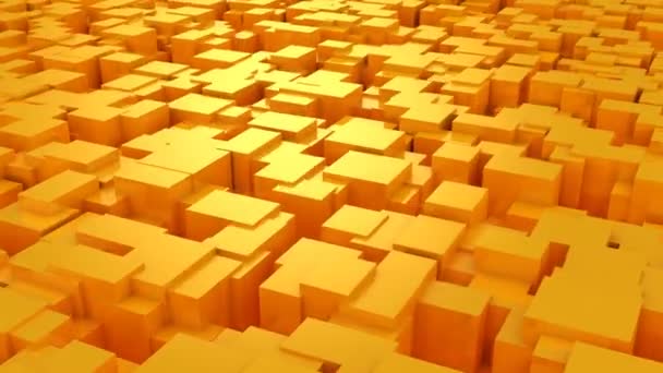 Contexte des boîtes. Fond abstrait, boucle 2 en 1, créé en 4K, animation 3d 