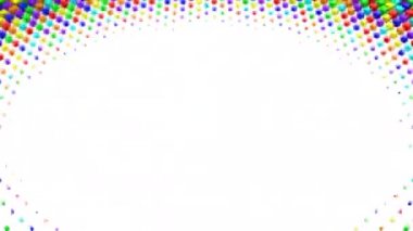 Kutuları bir dalga oluşur. Arka plan, 3 1, 4 k içinde oluşturulan, Alfa mat, 3d animasyon