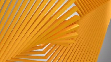 Dönen kareler arka plan. Gri arka plan, 2 in 1, Alfa mat, döngü, 4k oluşturulan, 3D animasyon