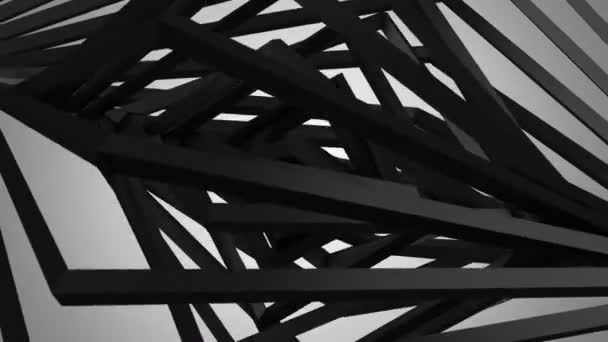 正方形の回転の背景 グレーの背景 アルファマット ループ で作成 アニメーション — ストック動画
