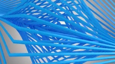 Dönen kareler arka plan. Gri arka plan, 2 in 1, Alfa mat, döngü, 4k oluşturulan, 3D animasyon