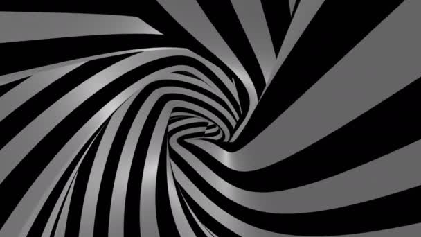 Pohybuje Tunelu Abstraktní Pozadí Smyčka Vytvořeno Animace — Stock video