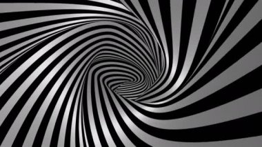 Tünelin içine giriyoruz. Soyut arkaplan, döngü, 4K, 3d animasyonda oluşturuldu