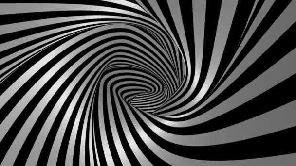 Déménagement dans le tunnel. Fond abstrait, boucle, créé en 4K, animation 3d