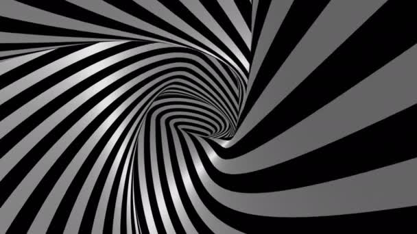 Déménagement dans le tunnel. Fond abstrait, boucle, créé en 4K, animation 3d