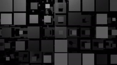 Kutularının arka plan. Soyut arka plan, 2 1, döngü, 4 k, oluşturulan 3d animasyon