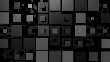Kutularının arka plan. Soyut arka plan, 2 1, döngü, 4 k, oluşturulan 3d animasyon