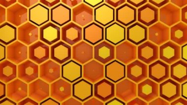 Altıgen yanarak bahislerin doğru arka plan. Soyut arka plan, 2 1, döngü, 4 k, oluşturulan 3d animasyon